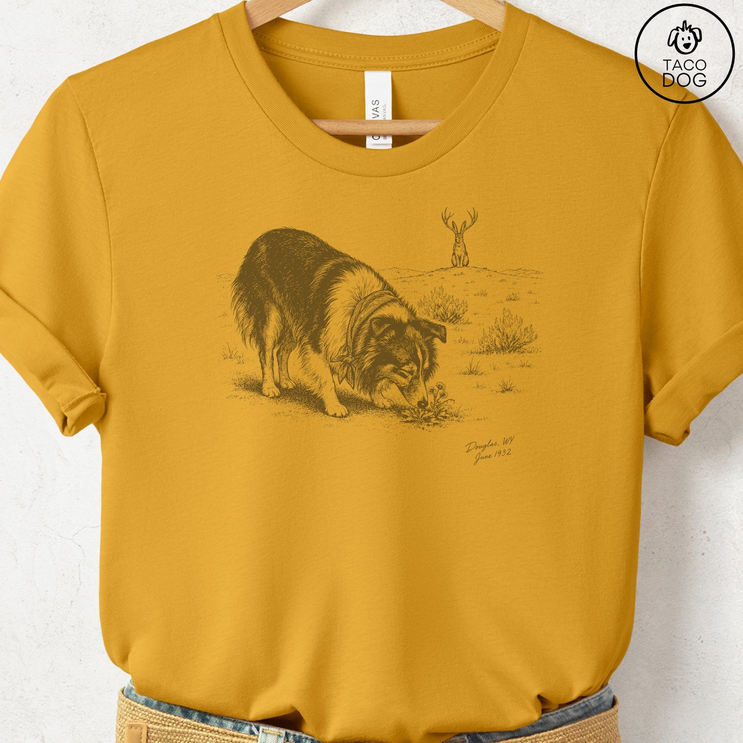 Shetland Sheepdog Jackalope T-Shirt