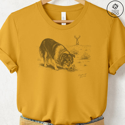 Shetland Sheepdog Jackalope T-Shirt