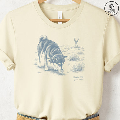 Shiba Inu Jackalope T-Shirt