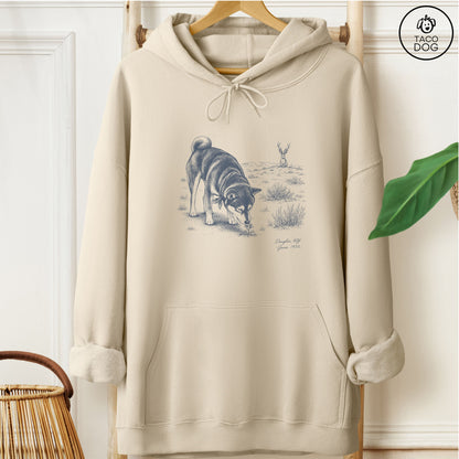 Shiba Inu Jackalope Hoodie