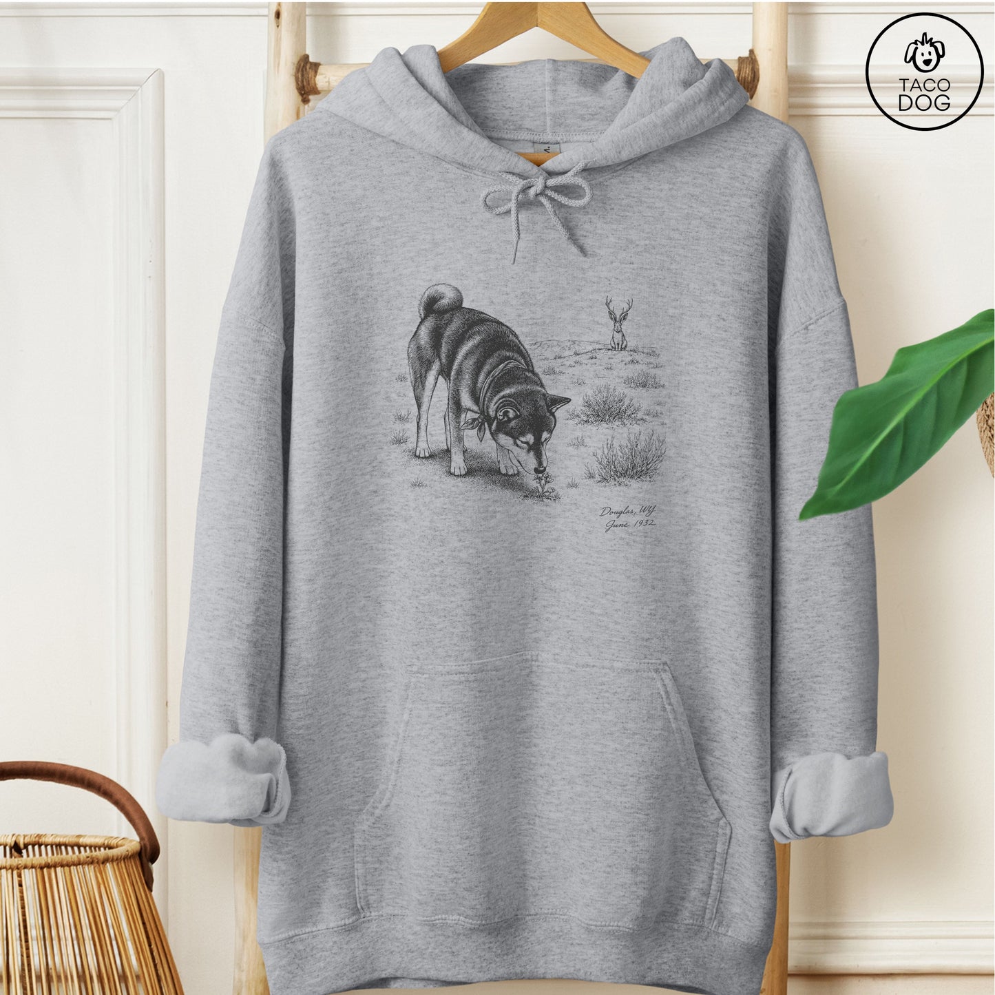 Shiba Inu Jackalope Hoodie
