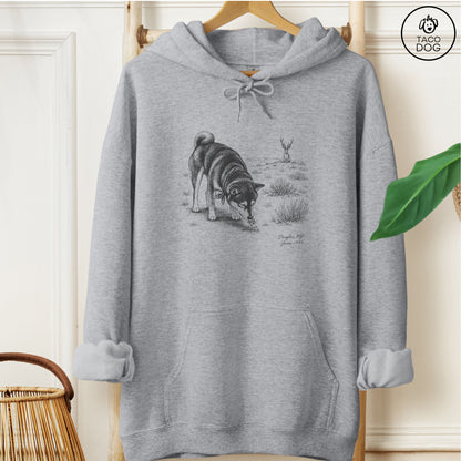 Shiba Inu Jackalope Hoodie