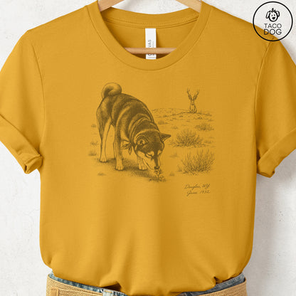 Shiba Inu Jackalope T-Shirt