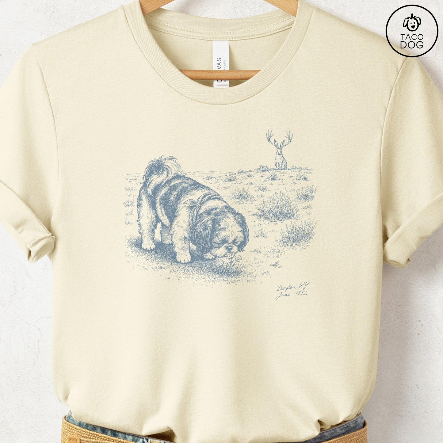 Shih Tzu Jackalope T-Shirt
