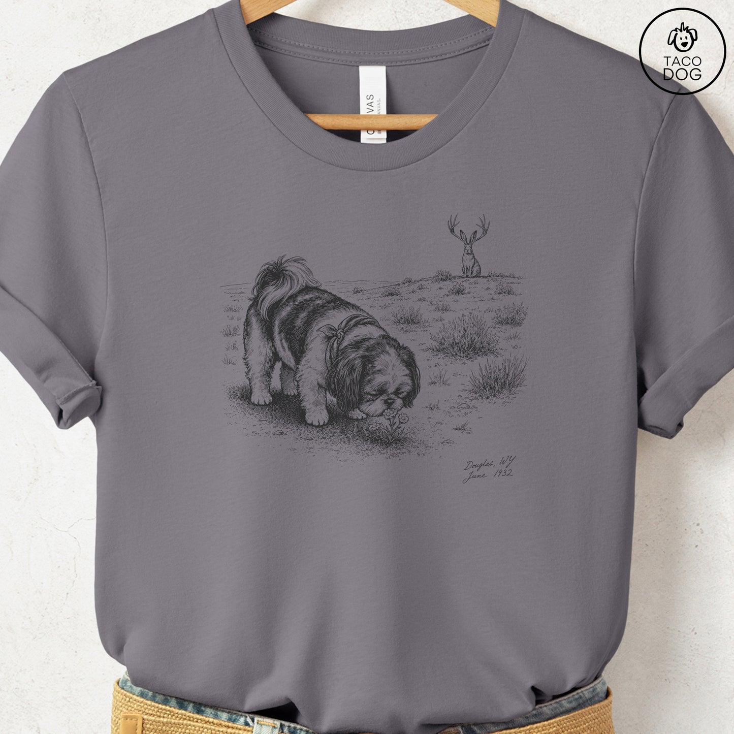 Shih Tzu Jackalope T-Shirt
