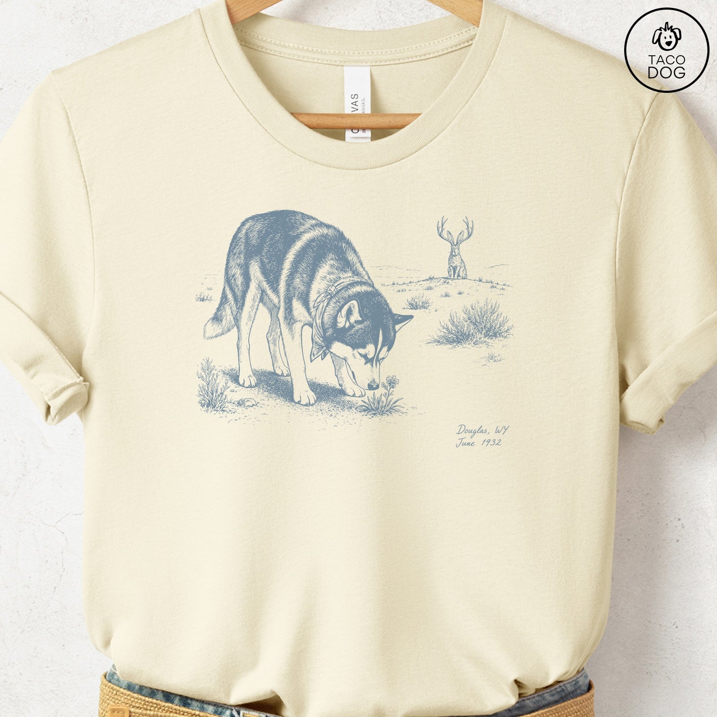 Husky Jackalope T-Shirt