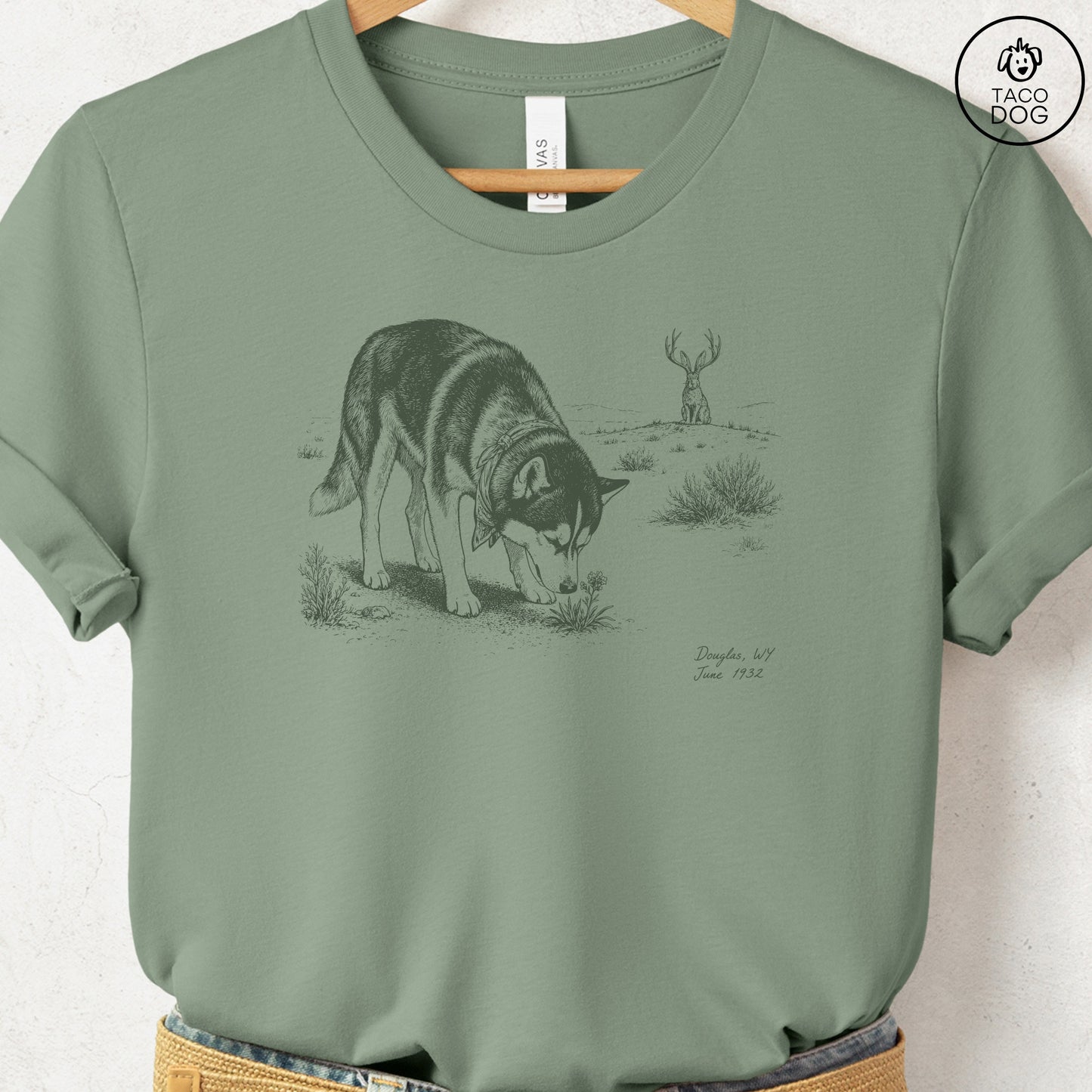 Husky Jackalope T-Shirt