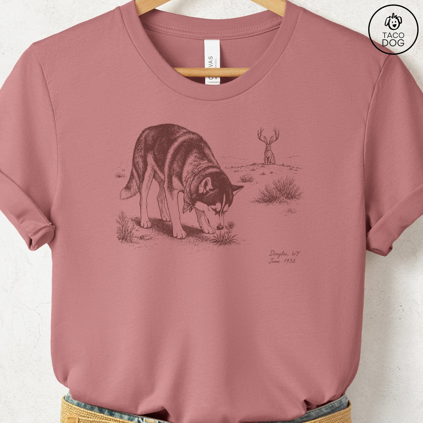Husky Jackalope T-Shirt