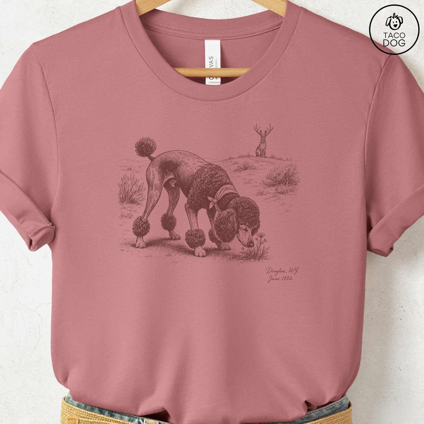 Poodle Jackalope T-Shirt