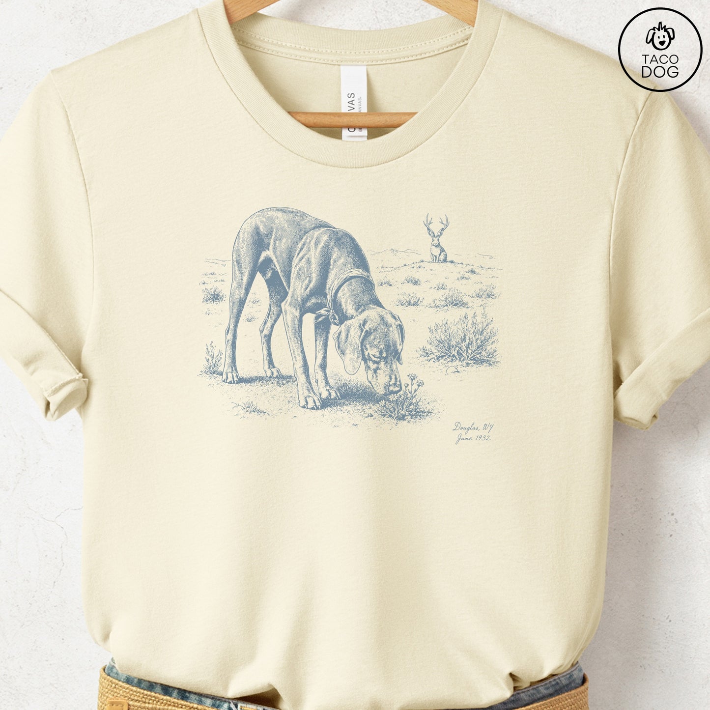 Weimaraner Jackalope T-Shirt