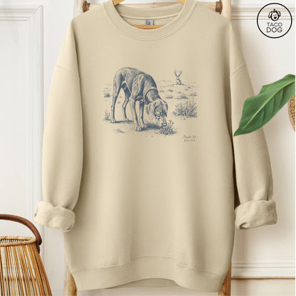 Weimaraner Jackalope Sweatshirt