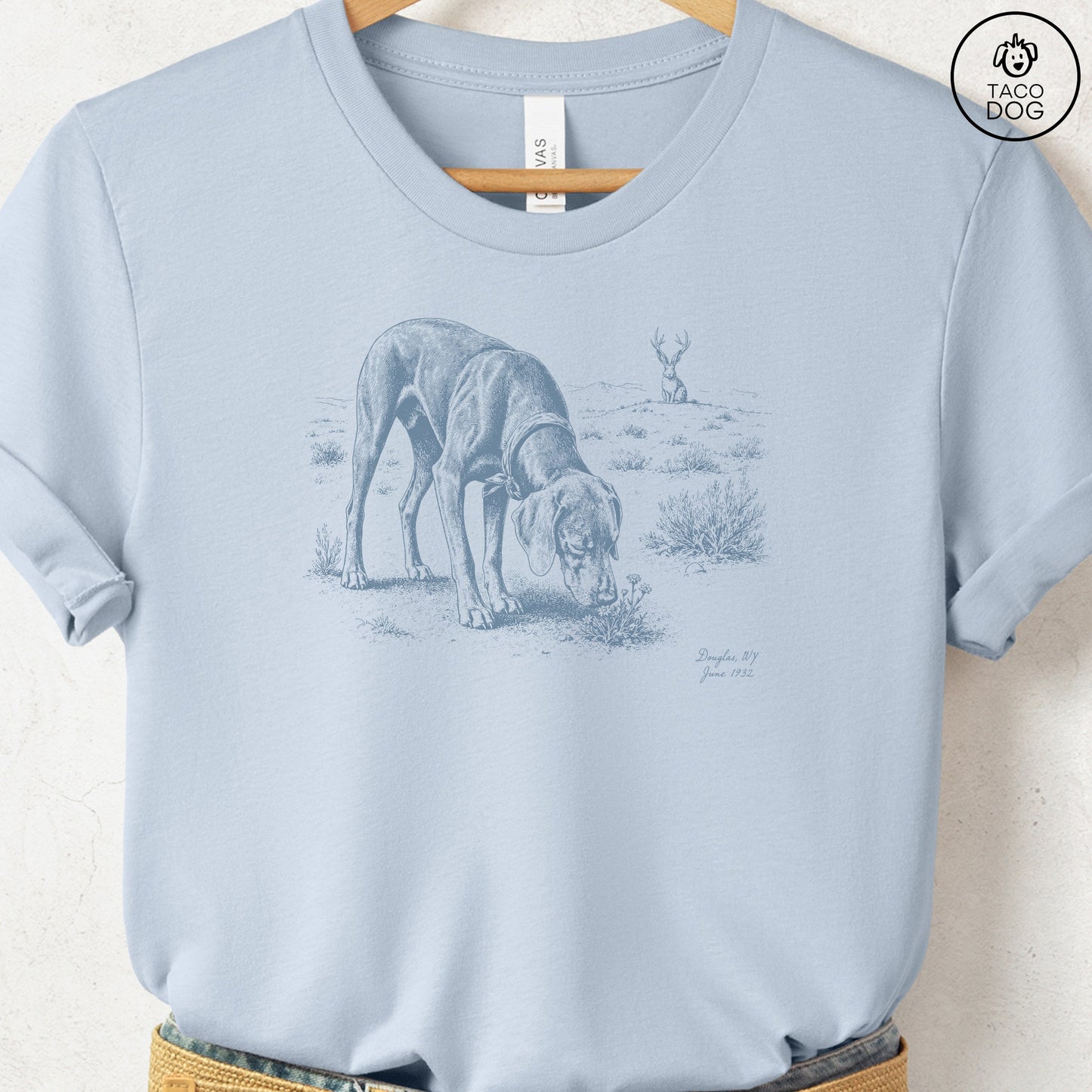 Weimaraner Jackalope T-Shirt