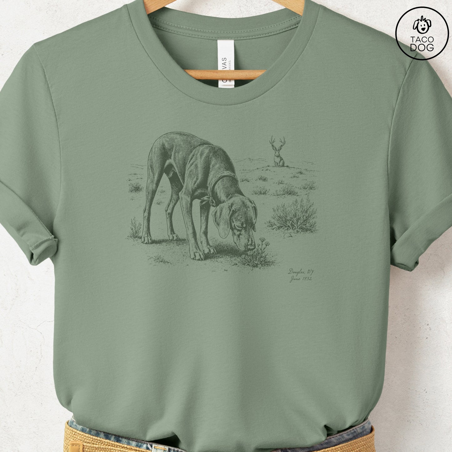 Weimaraner Jackalope T-Shirt