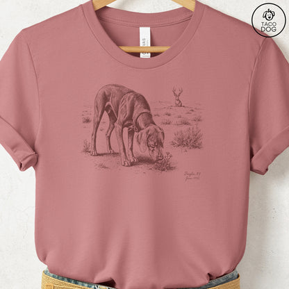 Weimaraner Jackalope T-Shirt