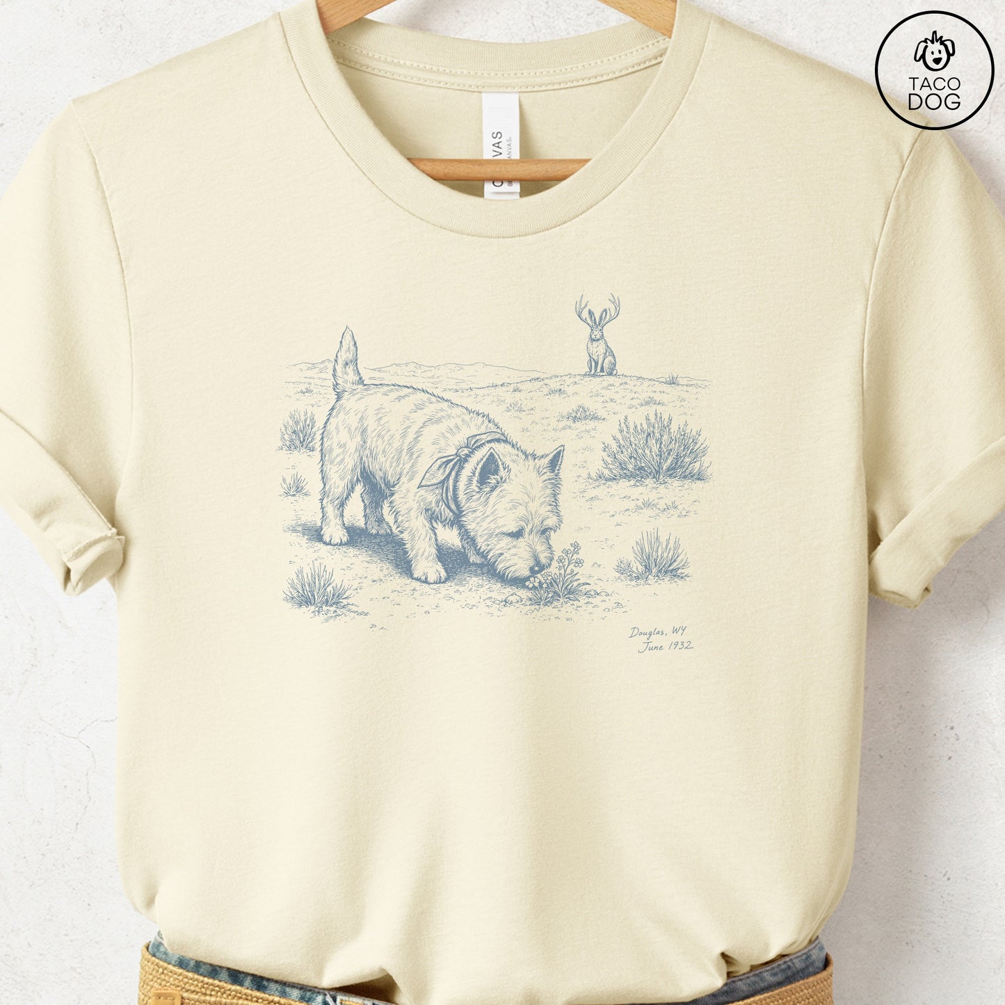 Westie Jackalope T-Shirt