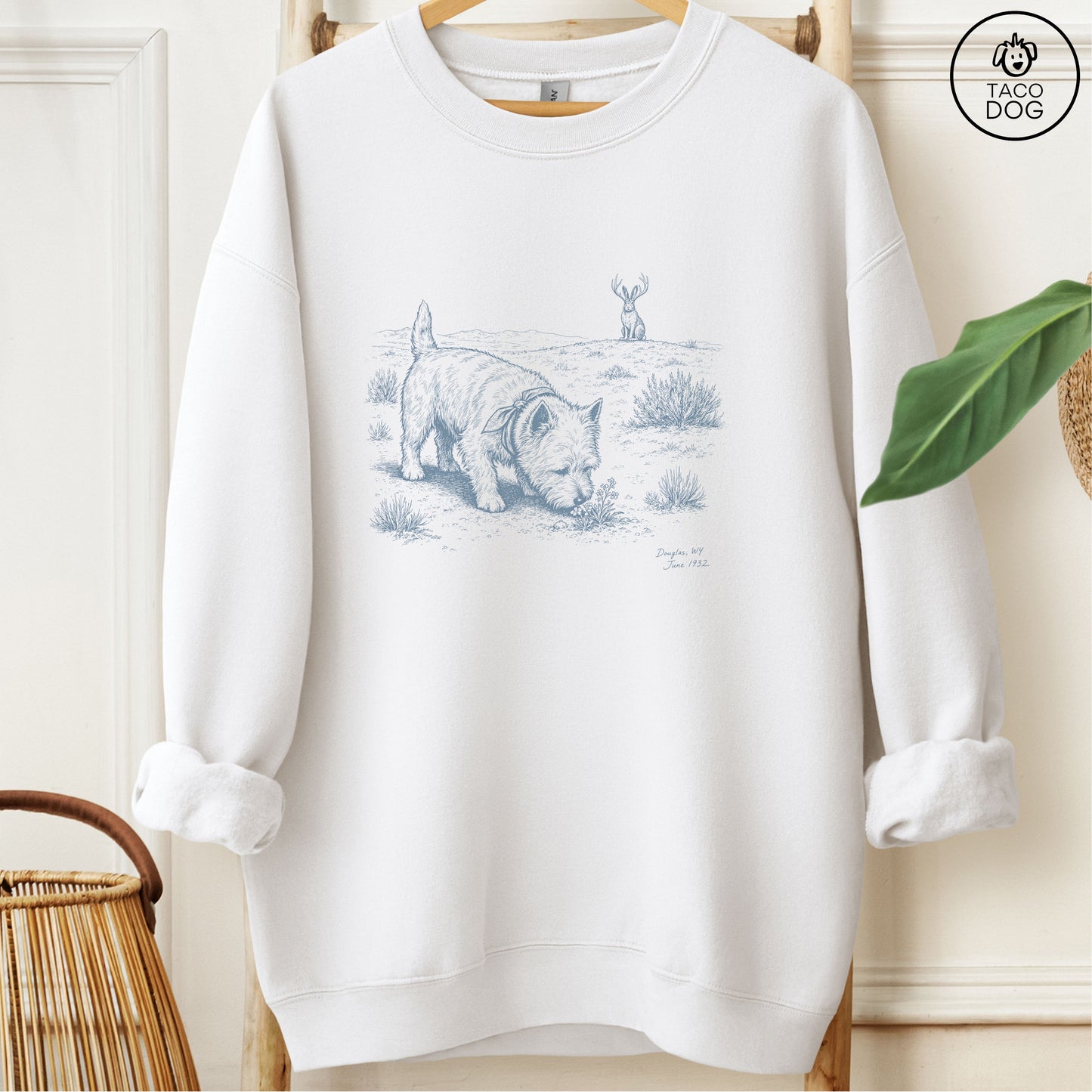 Westie Jackalope Sweatshirt