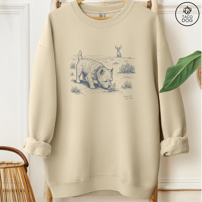 Westie Jackalope Sweatshirt