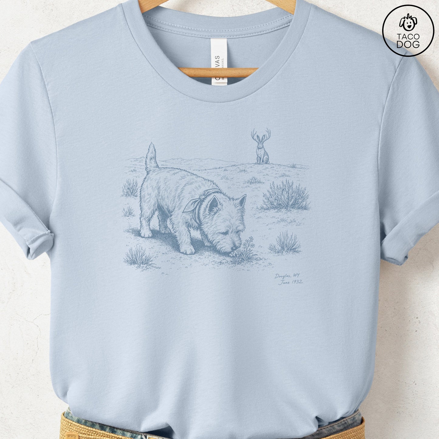 Westie Jackalope T-Shirt