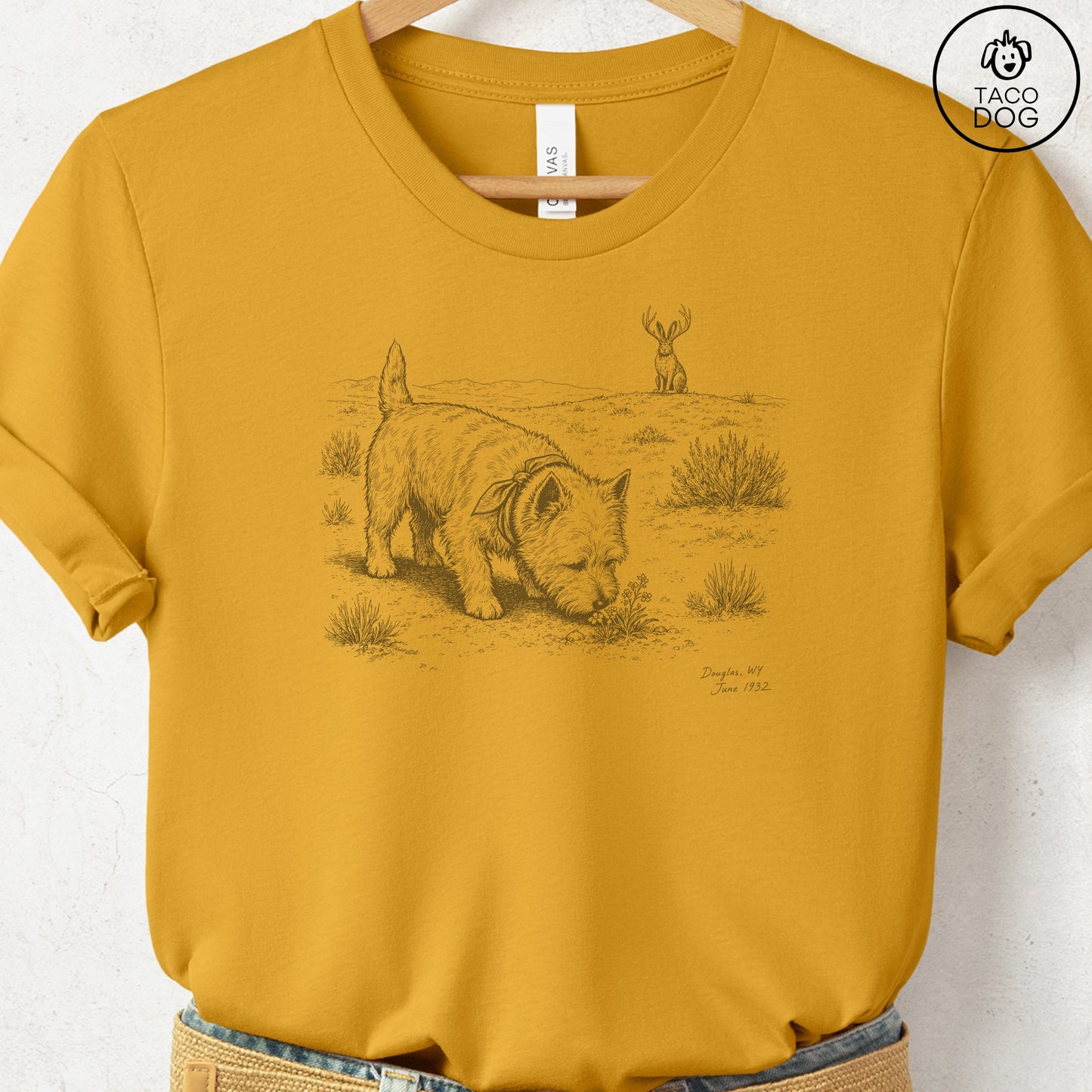 Westie Jackalope T-Shirt