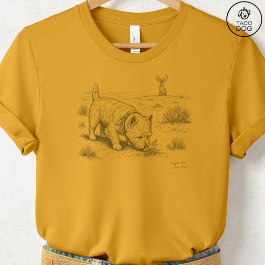 Westie Jackalope T-Shirt
