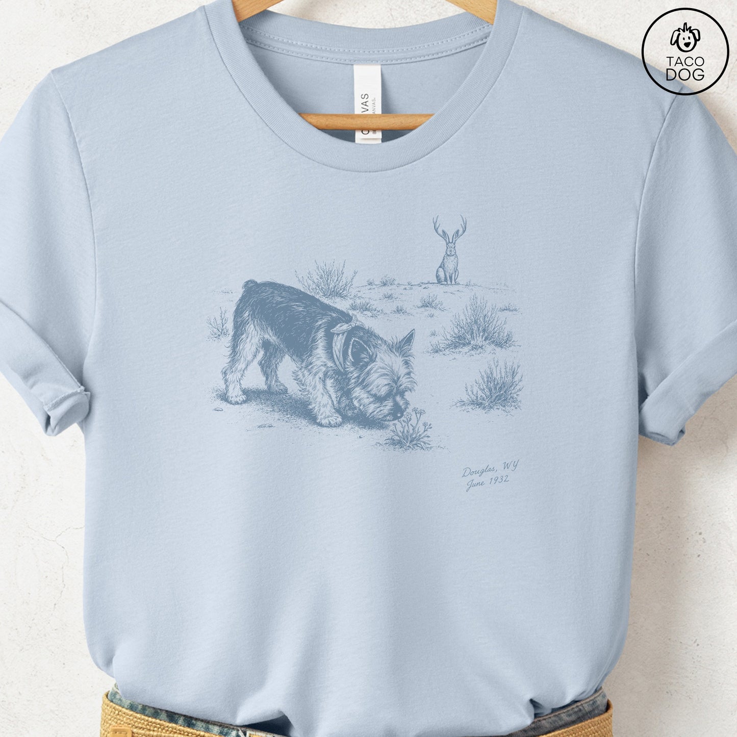 Yorkshire Terrier Yorkie Jackalope T-Shirt