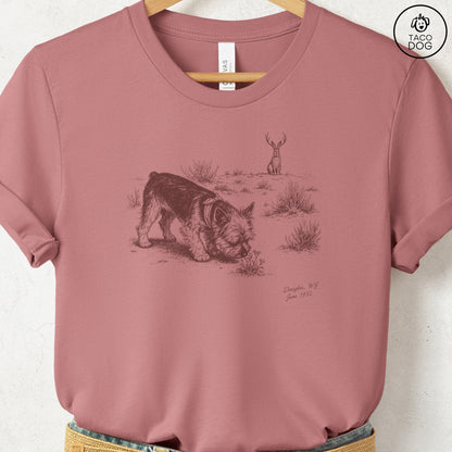 Yorkshire Terrier Yorkie Jackalope T-Shirt