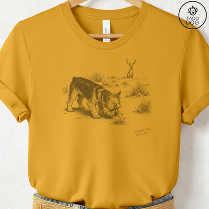 Yorkshire Terrier Yorkie Jackalope T-Shirt