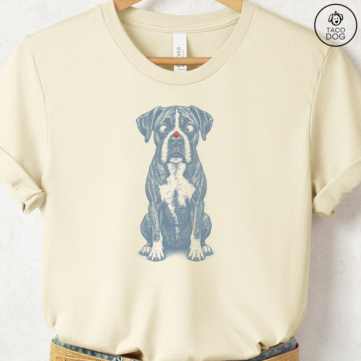 Boxer Ladybug T-Shirt Natural Taco-Dog