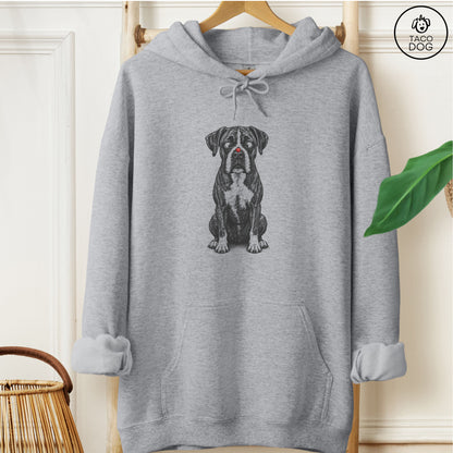 Boxer Ladybug Hoodie Graphite Heather Taco-Dog
