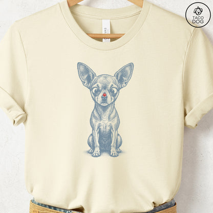 Chihuahua Ladybug T-Shirt Natural Taco-Dog