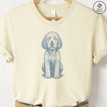 Doodle Ladybug T-Shirt Natural Taco-Dog