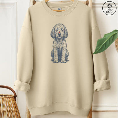 Doodle Ladybug Sweatshirt Sand Taco-Dog