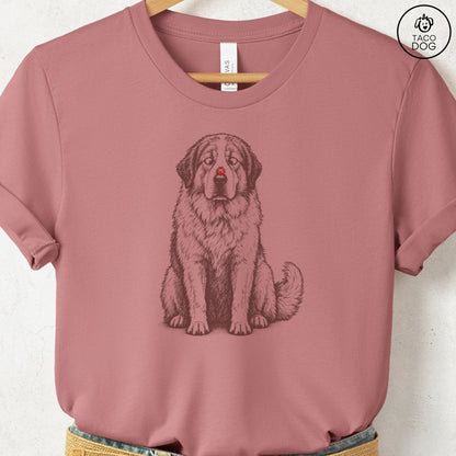Great Pyrenees Ladybug T-Shirt Heather Mauve Taco-Dog
