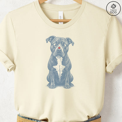 Pitbull Ladybug T-Shirt Natural Taco-Dog