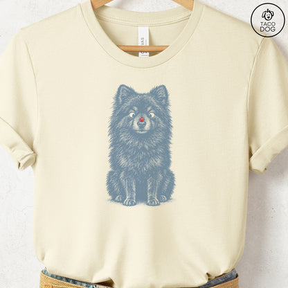 Pomeranian Ladybug T-Shirt Natural Taco-Dog