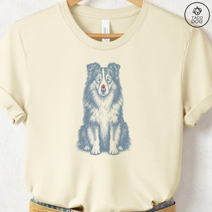 Shetland Sheepdog Ladybug T-Shirt Natural Taco-Dog