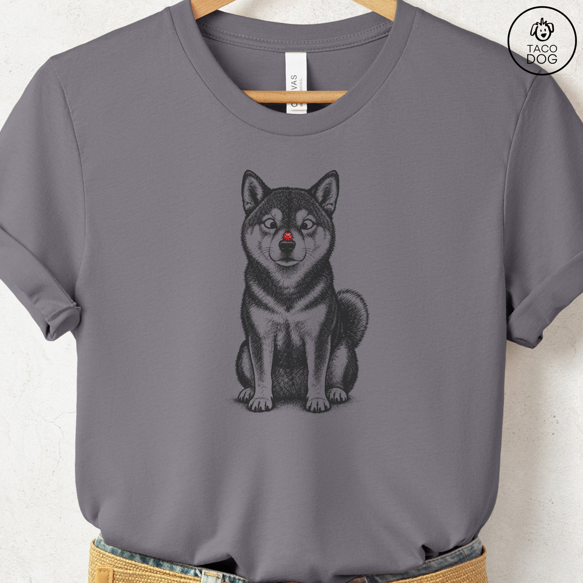 Shiba Inu Ladybug T-Shirt Storm Taco-Dog