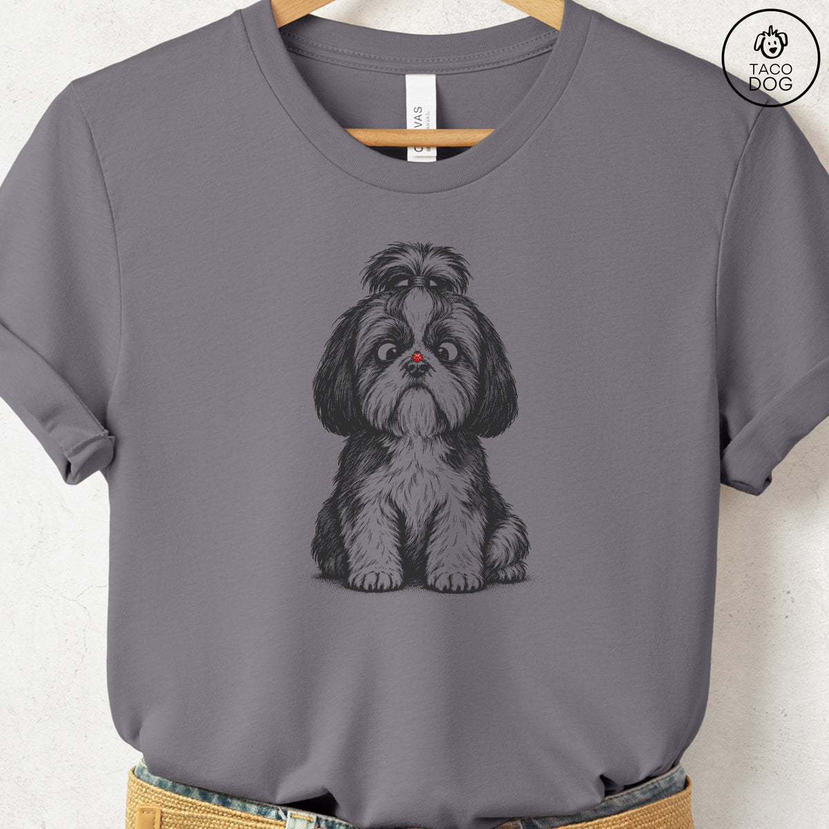 Shih Tzu Ladybug T-Shirt Storm Taco-Dog