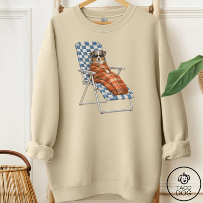 Australian Shepherd Layering Sweatshirt Sand Taco-Dog