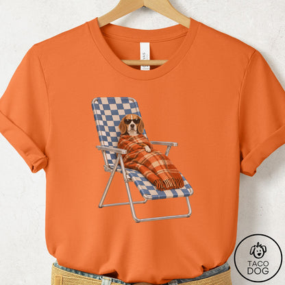 Beagle Layering T-Shirt Burnt Orange Taco-Dog