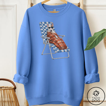 Bull Terrier Layering Sweatshirt Carolina Blue Taco-Dog