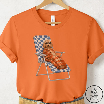 Doodle Layering T-Shirt Burnt Orange Taco-Dog