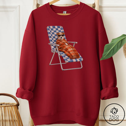 Jack Russell Layering Sweatshirt Garnet Taco-Dog