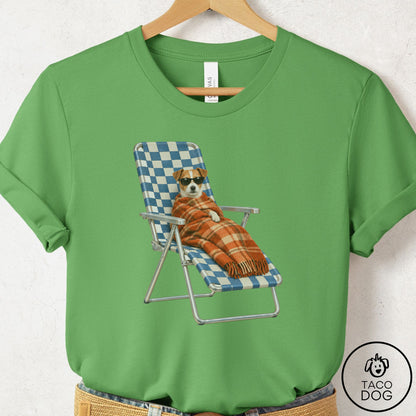 Jack Russell Layering T-Shirt Leaf Taco-Dog