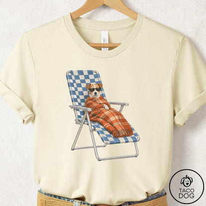 Jack Russell Layering T-Shirt Natural Taco-Dog