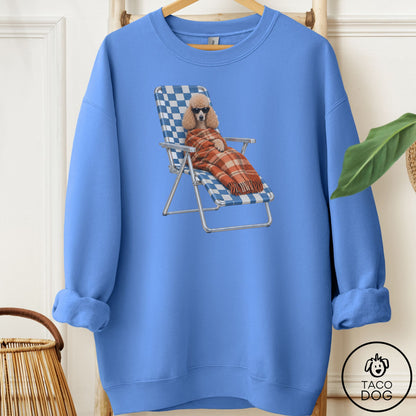 Poodle Layering Sweatshirt Carolina Blue Taco-Dog