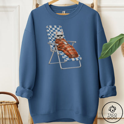Westie Layering Sweatshirt Indigo Blue Taco-Dog
