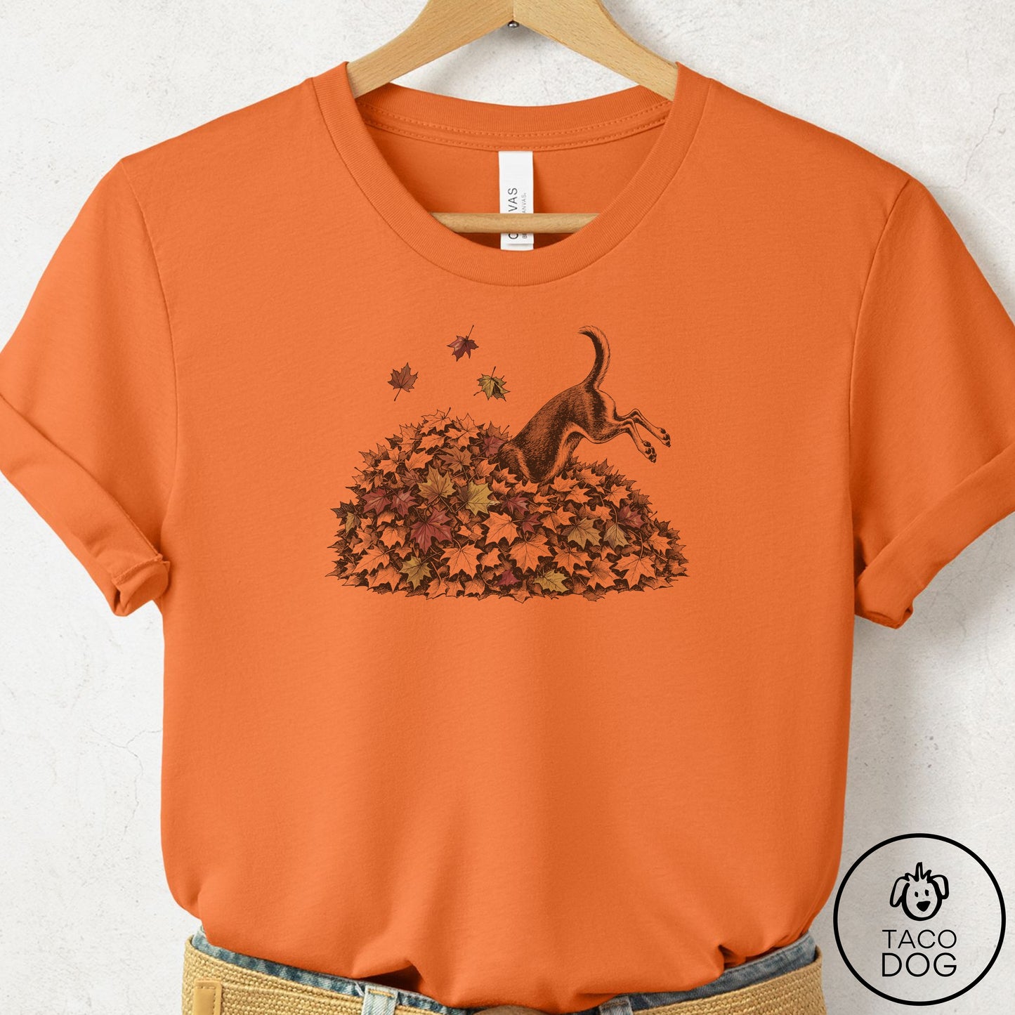Chihuahua Leaf Jump T-Shirt