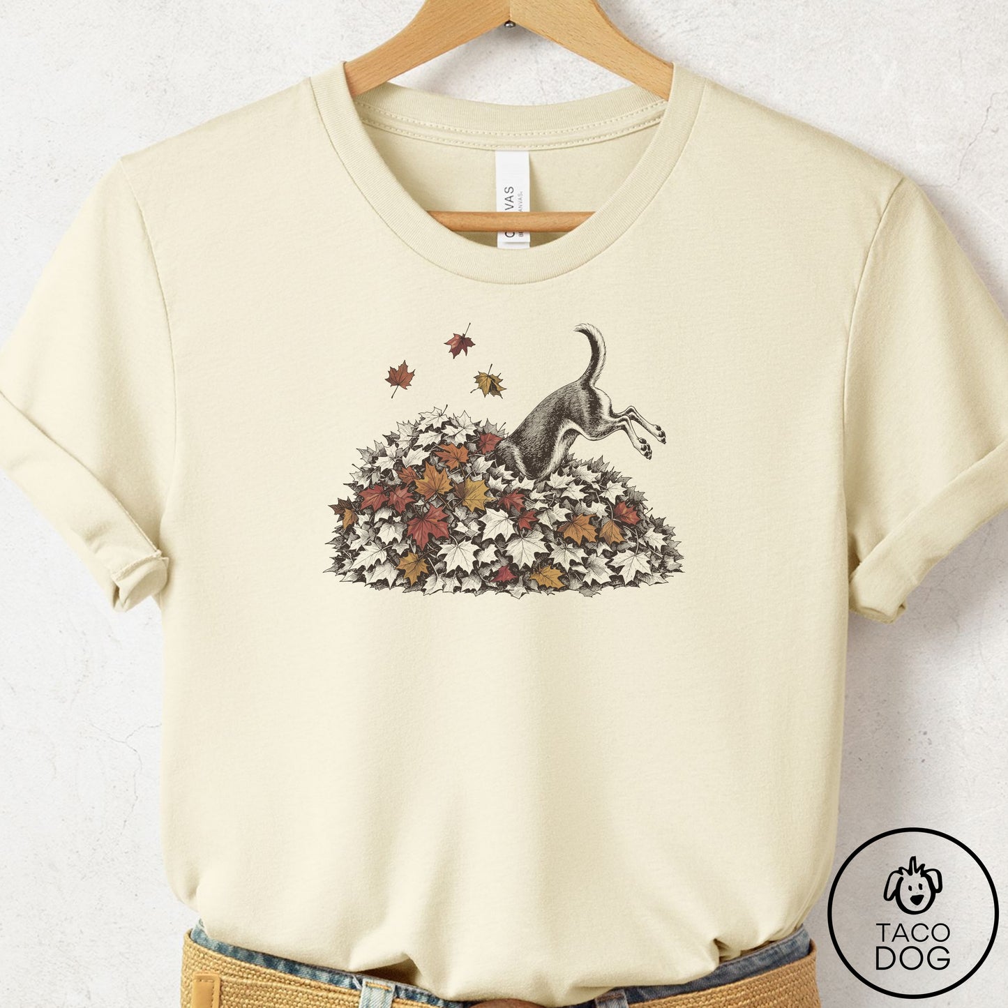 Chihuahua Leaf Jump T-Shirt