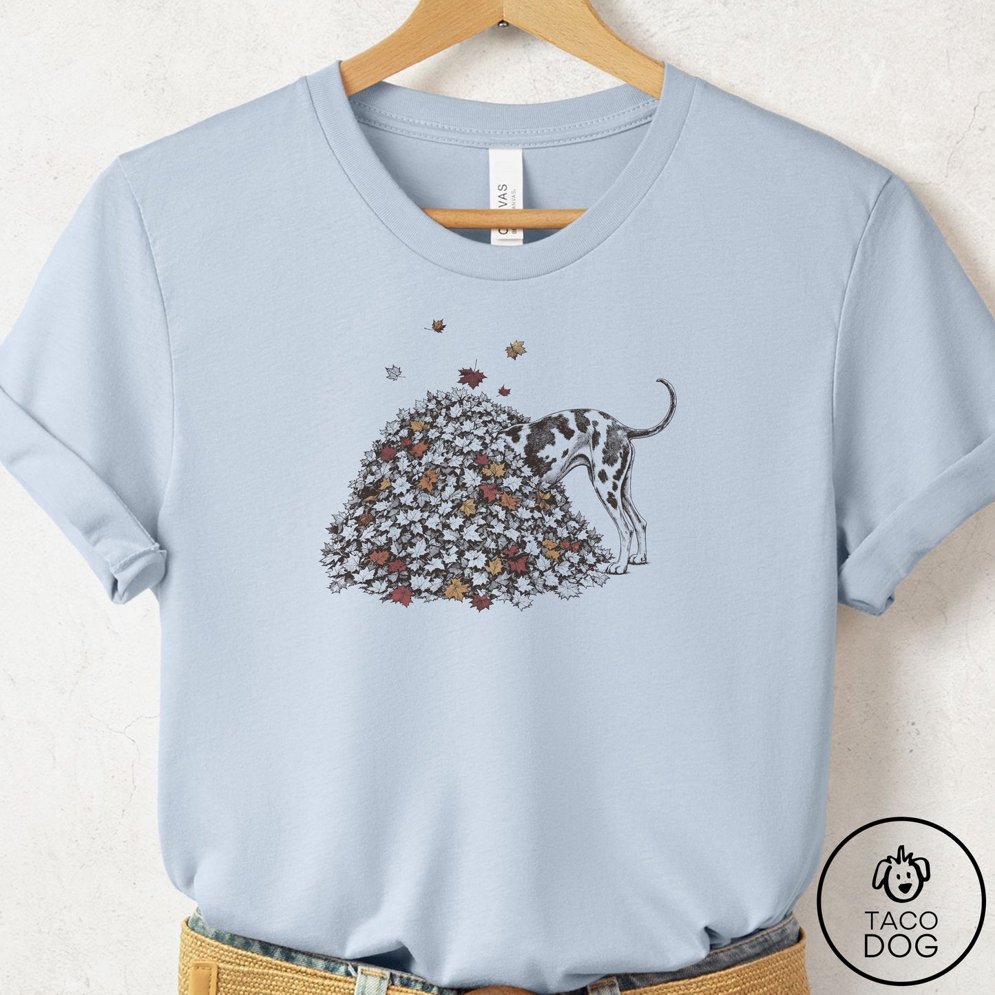 Great Dane Leaf Jump T-Shirt